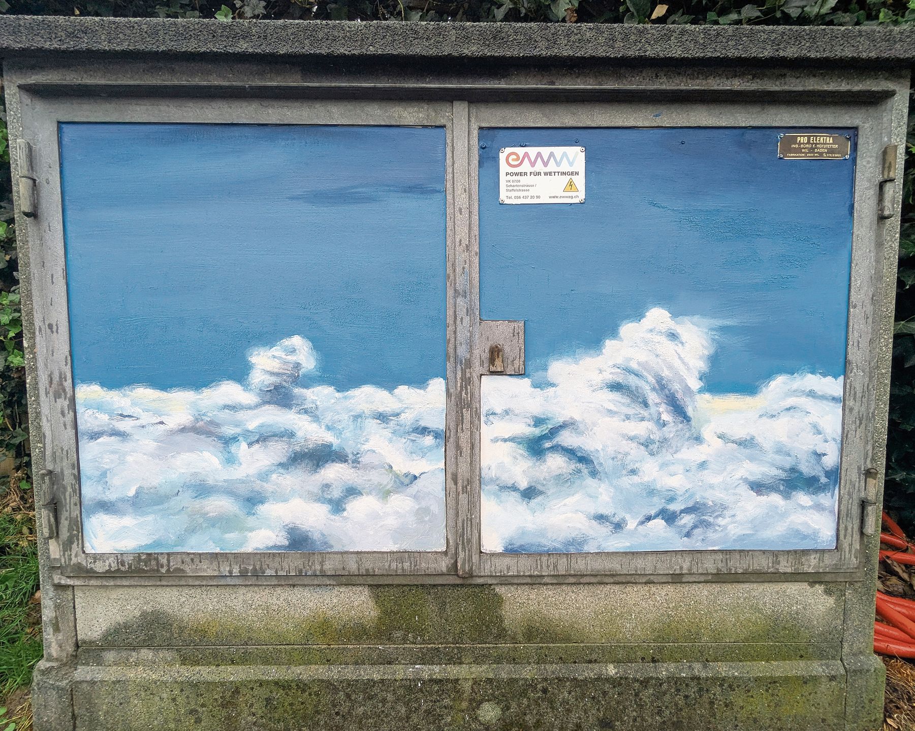 Stromkasten «Fenster» an der Staffelstrasse von Julien Gründisch.Bild: ZVG Stromkasten «Fenster» an der Staffelstrasse von Julien Gründisch.Bild: ZVG