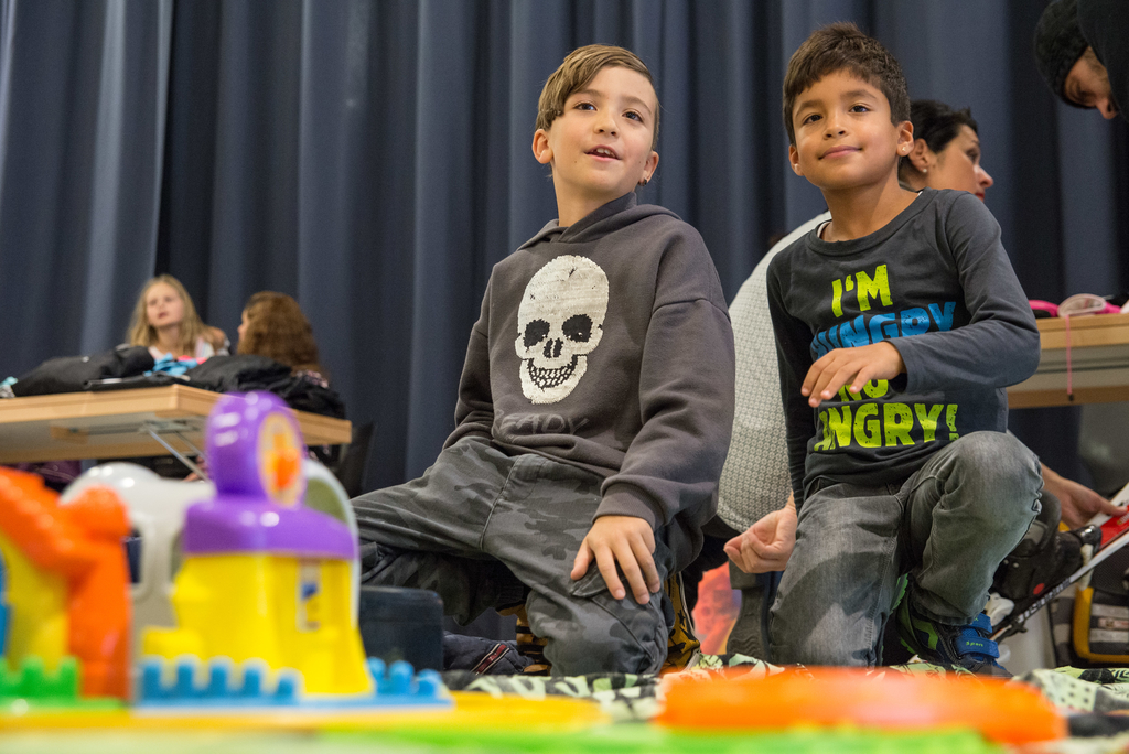 An der Kinderartikelbörse werden Kinder zu Unternehmern. (Barbara Scherer)
