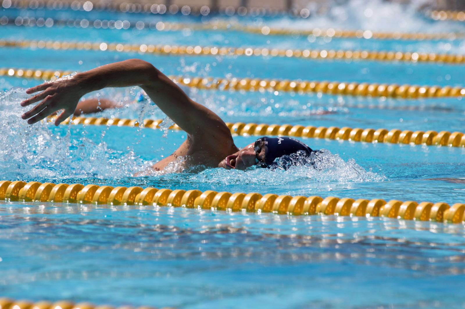 Sein Lieblingssport: Schwimmen. (zVg)
