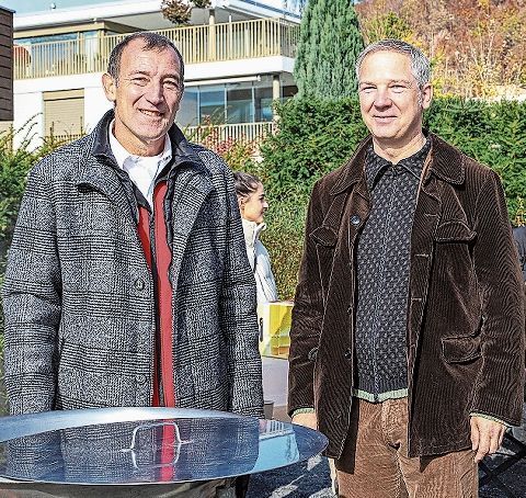 Freuen sich, dass dieses Jahr der Anlass wieder durchgeführt werden konnte: Ammann Anton Möckel (l.) und Gemeindeschreiber Daniel Huggler.
