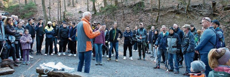 Begrüssung der rund 100 Einsatzwilligen.Peter Graf
