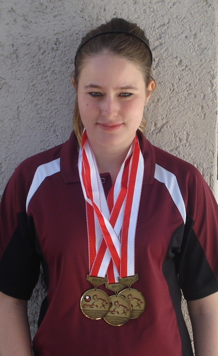 Deborah Suter: drei Medaillen.