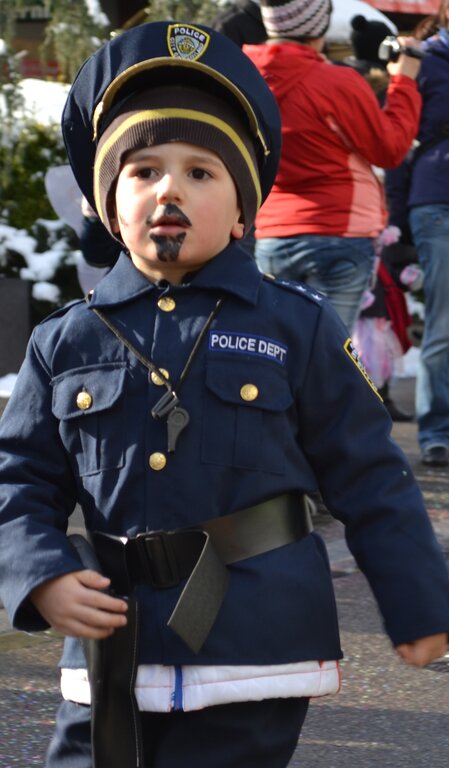 Dieses Polizeikorps scheint kein Nachwuchsproblem zu haben.
