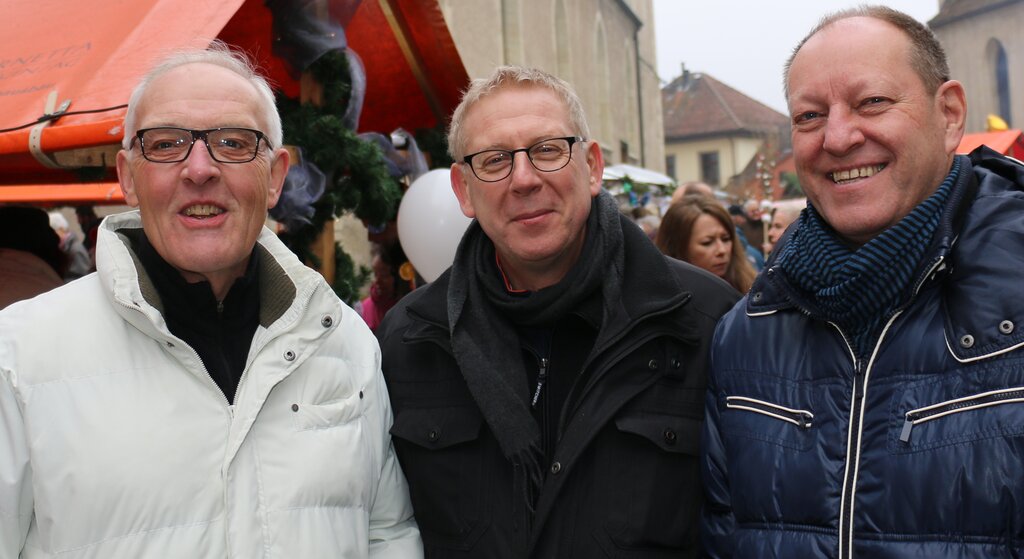 Die Geschäftsmänner Rico Hürsch, André Crelier und Roland Wunderli (v.l.). Die Geschäftsmänner Rico Hürsch, André Crelier und Roland Wunderli (v.l.).