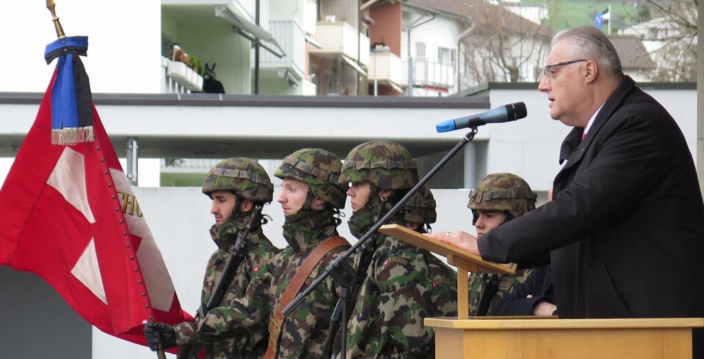 Schützengeist bewahren Roland Kuster, ehemaliger Kommandant S Bat 4.