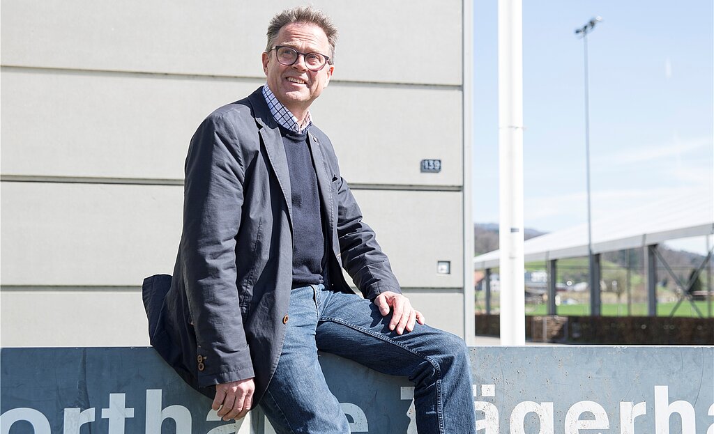 Franz Meier war im Einwohnerrat Wettingen,als ehemaliger Sportler hat er sich für die Indoor-Laufbahn im Tägi eingesetzt. Barbara Scherer
