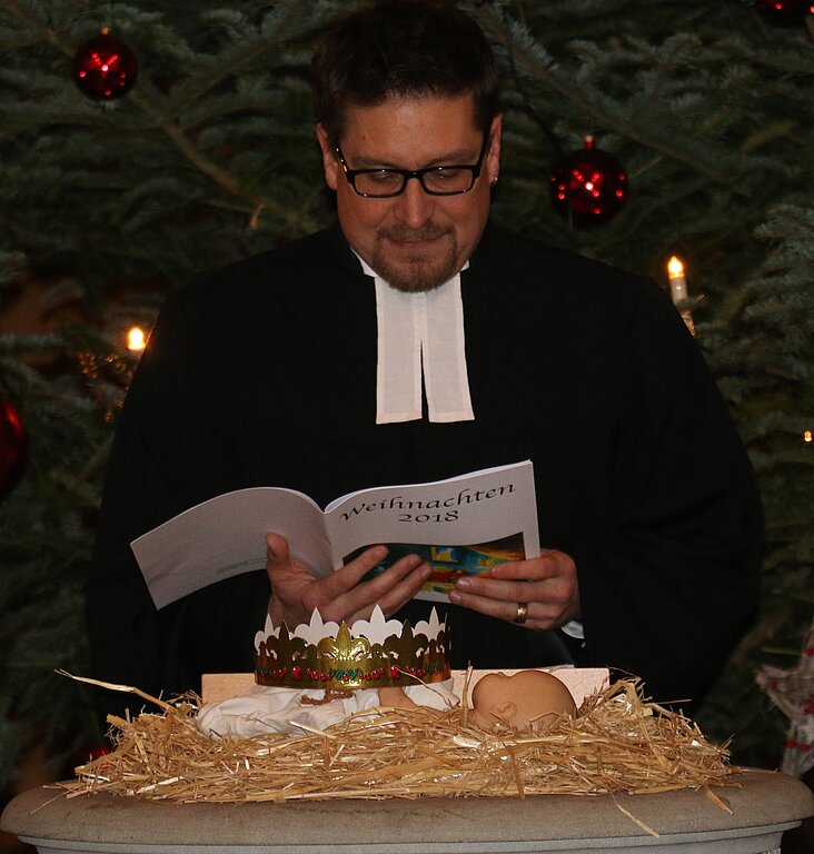 Pfarrer <em>Stefan Siegrist. (Melanie Bär)</em>
