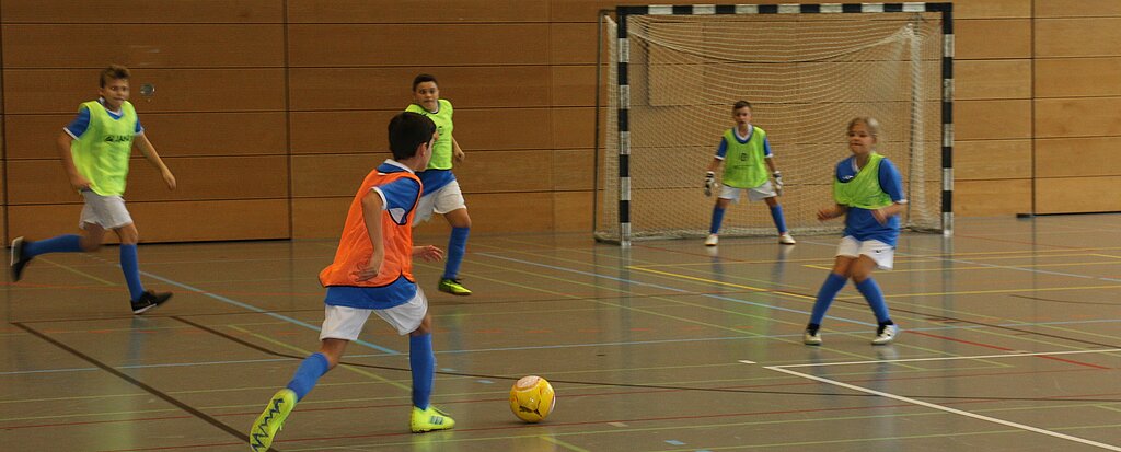 Höhepunkt beim Futsal-Camp in Wettingen waren die Turniere am Nachmittag. Melanie Bär
