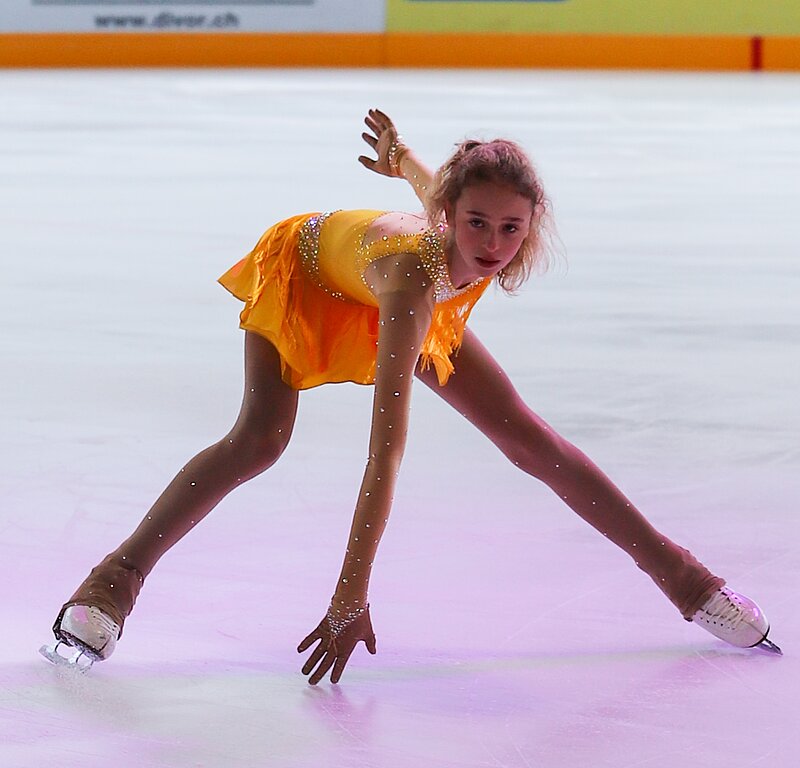 Heidi Hugener vom Wettinger Eislaufclub.
