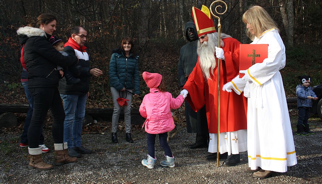 Die dreijährige Marianna aus Spreitenbach hat keine Angst vor dem Samichlaus. Sibylle Egloff